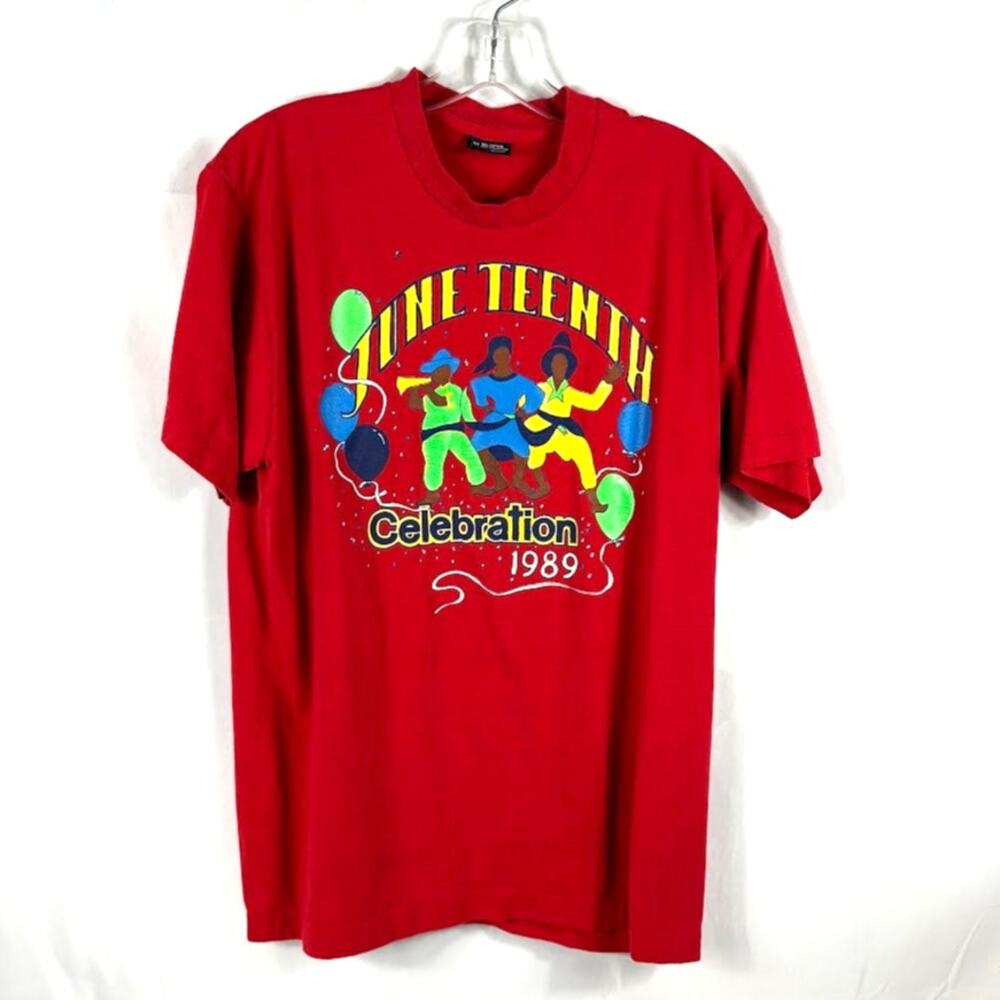 Juneteenth Celebration 1989 XL Screen Stars Best Vintage Single Stitch